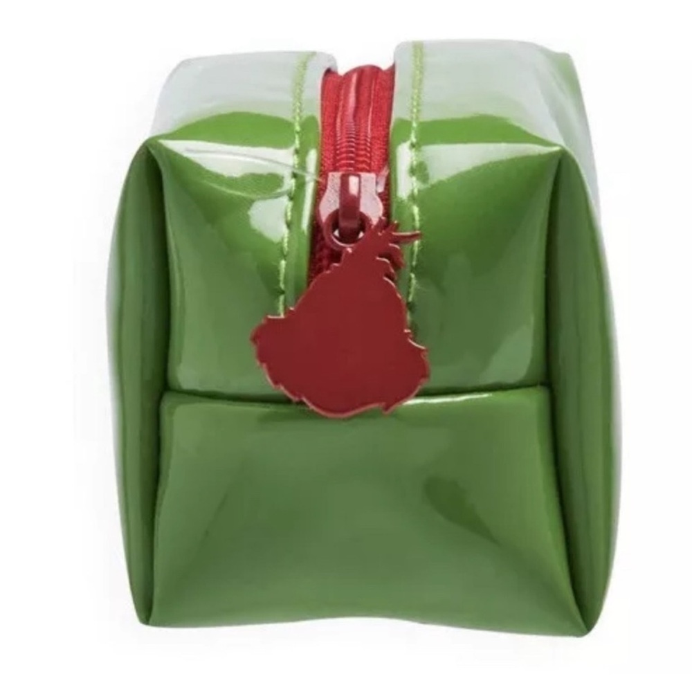 NWT The Grinch x Revolution Beauty MINI Zip PVC Cosmetic Pouch Green - Picture 4 of 4